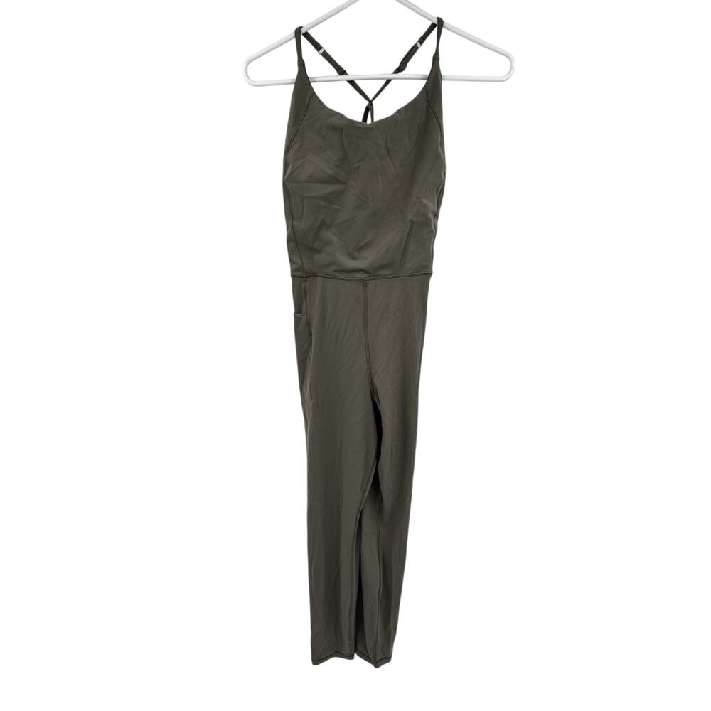 CALIA Women's Inspire Adjustable Strap Bodysuit in Dark Grey Size Medium